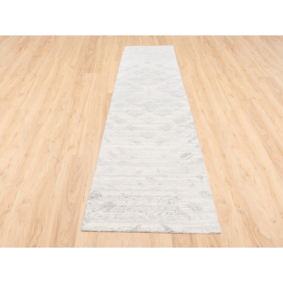 Hand Knotted Modern and Contemporary Runner > Design# CCSR62938 > Size: 2'-6" x 12'-0"