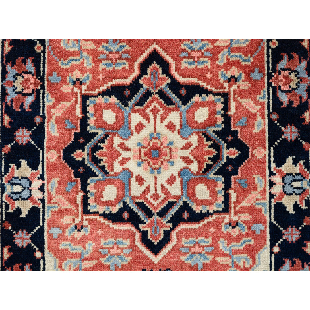 Hand Knotted Persian Heriz Rectangle Runner > Design# CCSR63149 > Size: 2'-6" x 6'-0"