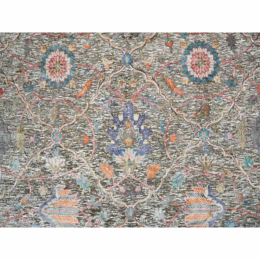 Handmade rugs, Carpet Culture Rugs, Rugs NYC, Hand Knotted Transitional Area Rug > Design# CCSR65546 > Size: 8'-0" x 10'-1"