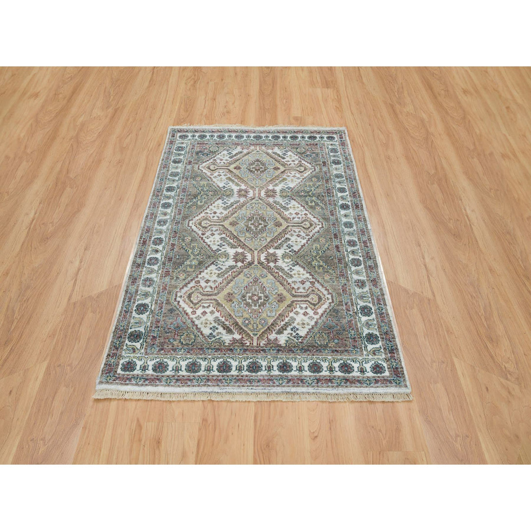 Handmade rugs, Carpet Culture Rugs, Rugs NYC, Hand Knotted Decorative Area Rug > Design# CCSR65578 > Size: 4'-0" x 5'-10"