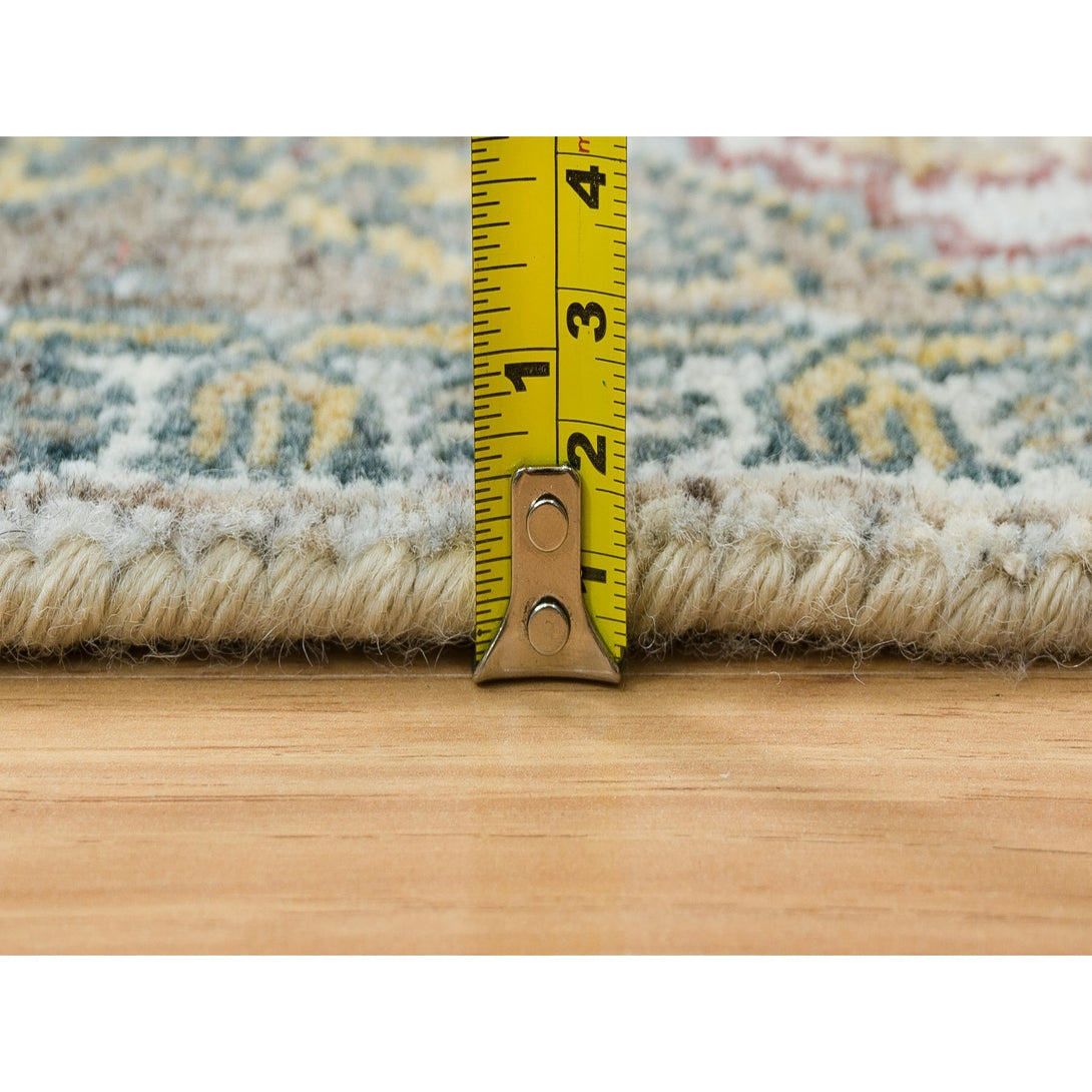 Handmade Tribal & Geometric Doormat > Design# CCSR65607 > Size: 1'-10" x 3'-0"