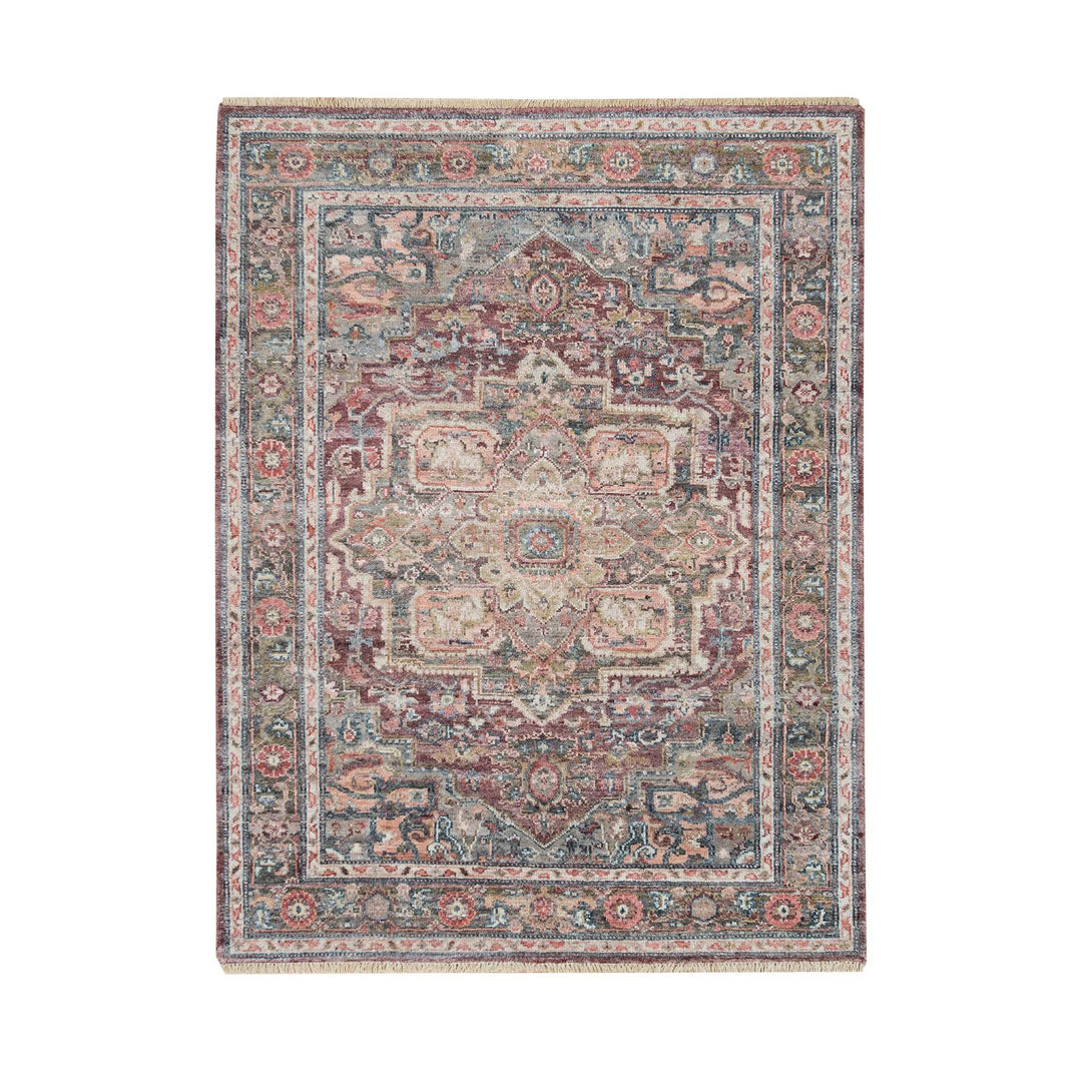 Handmade rugs, Carpet Culture Rugs, Rugs NYC, Hand Knotted Decorative Area Rug > Design# CCSR65613 > Size: 5'-1" x 7'-0"