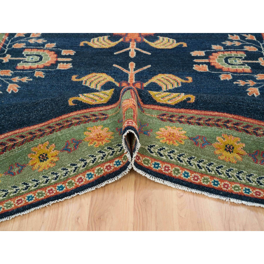 Handmade Khotan and Samarkand Area Rug > Design# CCSR65662 > Size: 9'-1" x 12'-1"