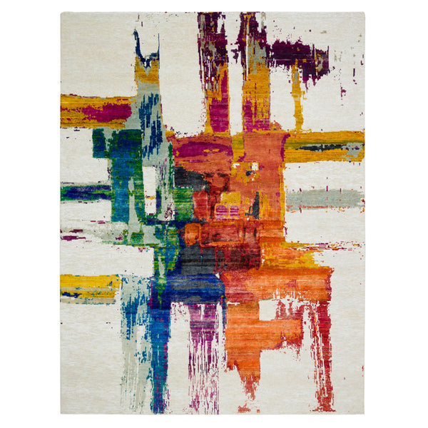 Handmade rugs, Carpet Culture Rugs, Rugs NYC, Hand Knotted Modern Area Rug > Design# CCSR65667 > Size: 9'-0" x 12'-0"