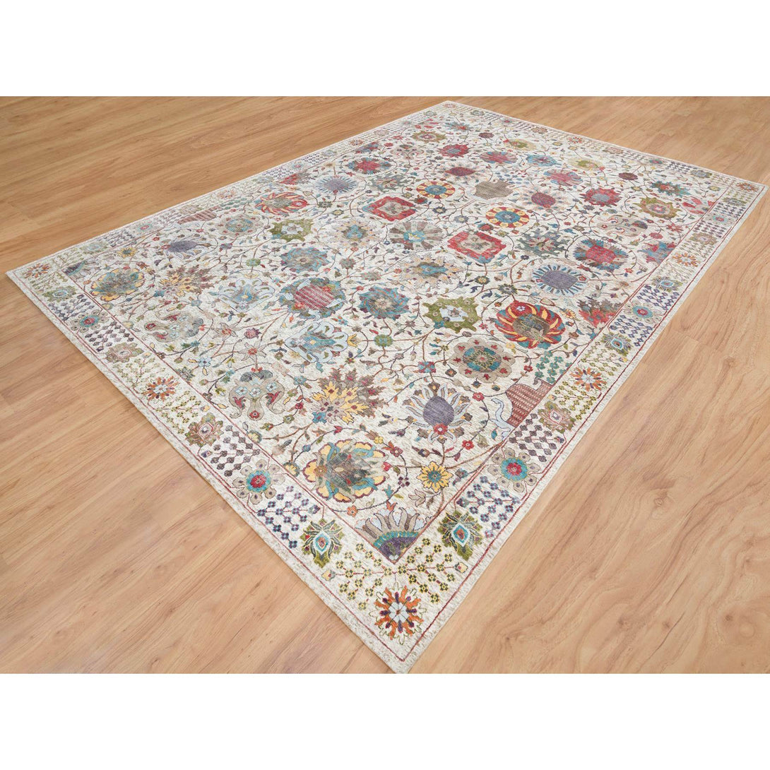 Handmade rugs, Carpet Culture Rugs, Rugs NYC, Hand Knotted Transitional Area Rug > Design# CCSR65671 > Size: 10'-2" x 14'-3"