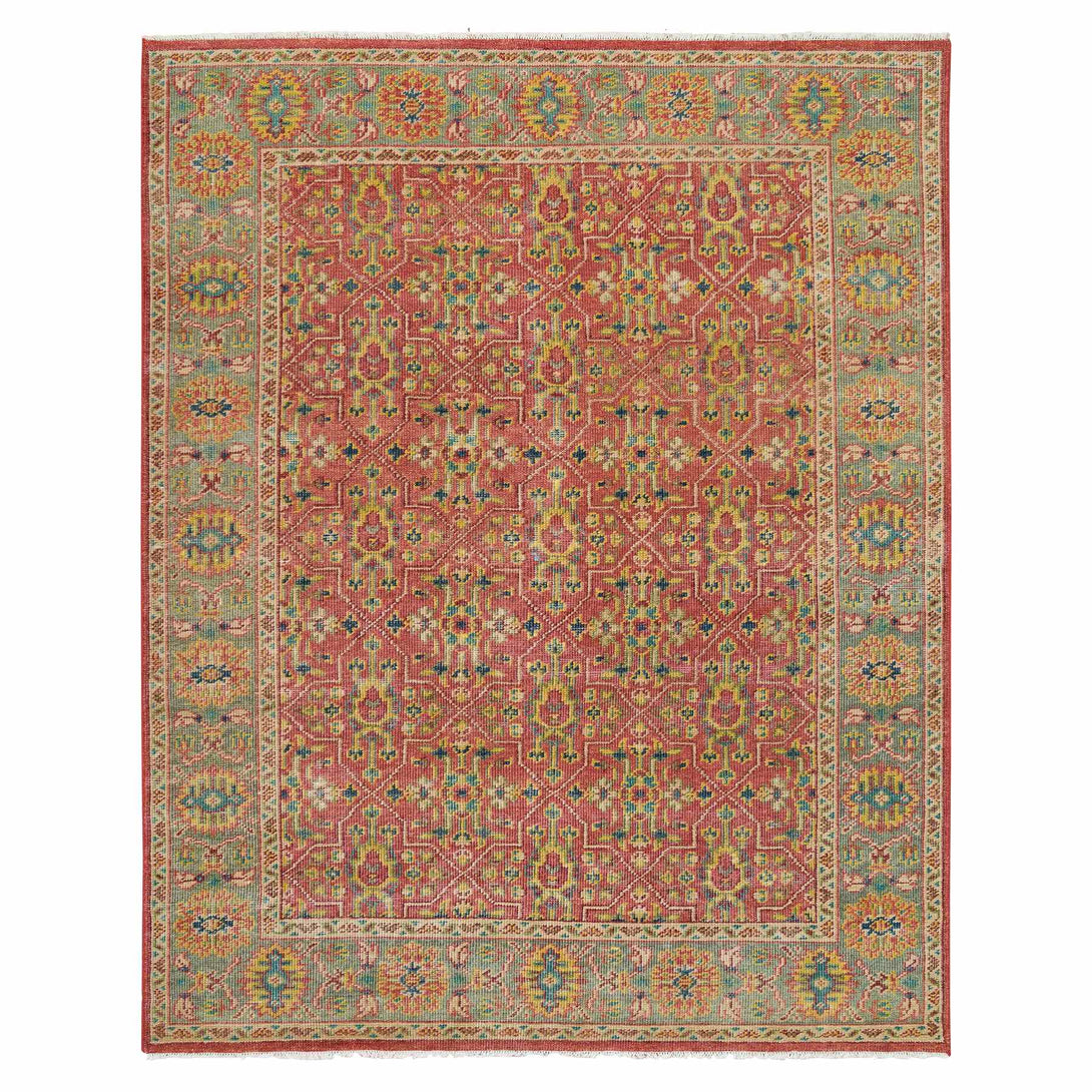 Handmade rugs, Carpet Culture Rugs, Rugs NYC, Hand Knotted Oushak And Peshawar Area Rug > Design# CCSR65679 > Size: 8'-0" x 9'-10"