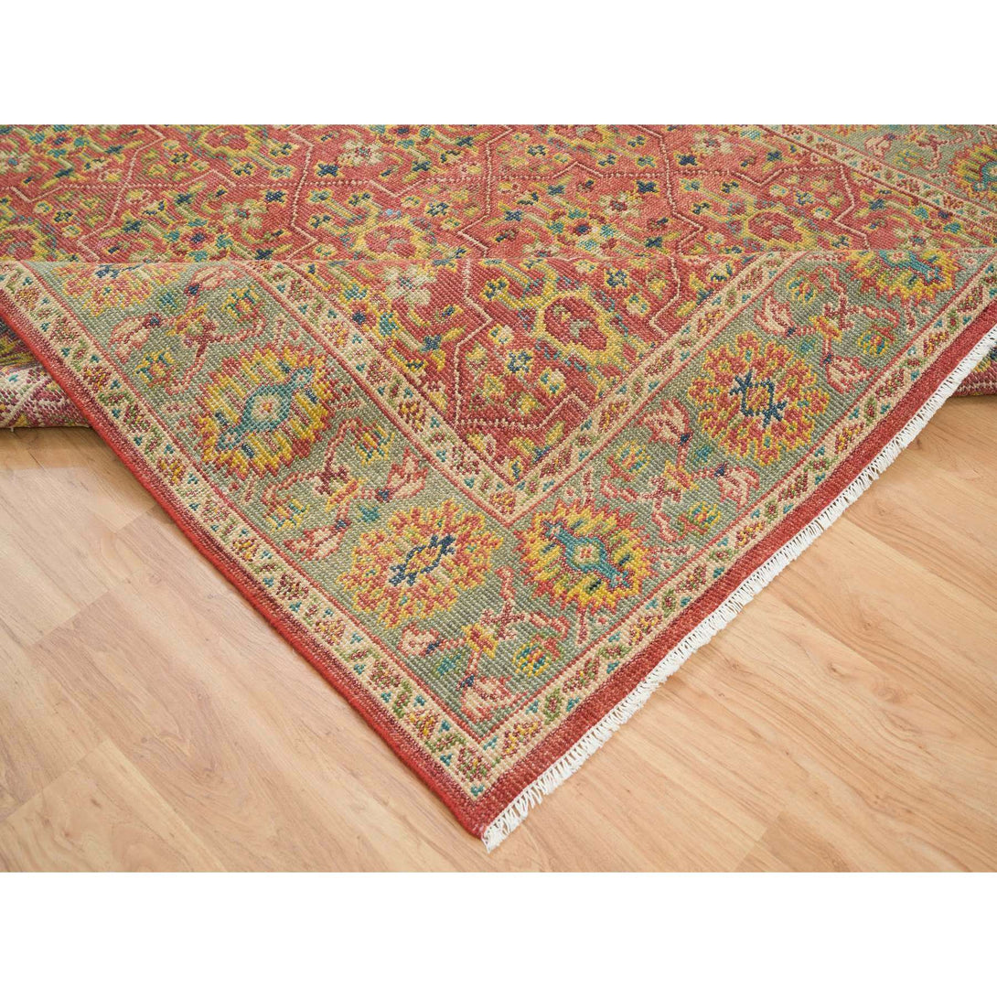 Handmade rugs, Carpet Culture Rugs, Rugs NYC, Hand Knotted Oushak And Peshawar Area Rug > Design# CCSR65679 > Size: 8'-0" x 9'-10"