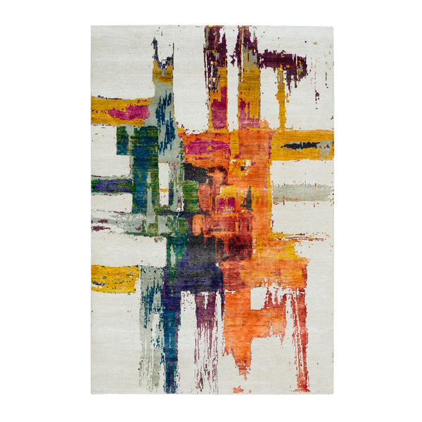 Handmade rugs, Carpet Culture Rugs, Rugs NYC, Hand Knotted Modern Area Rug > Design# CCSR65691 > Size: 5'-10" x 9'-1"