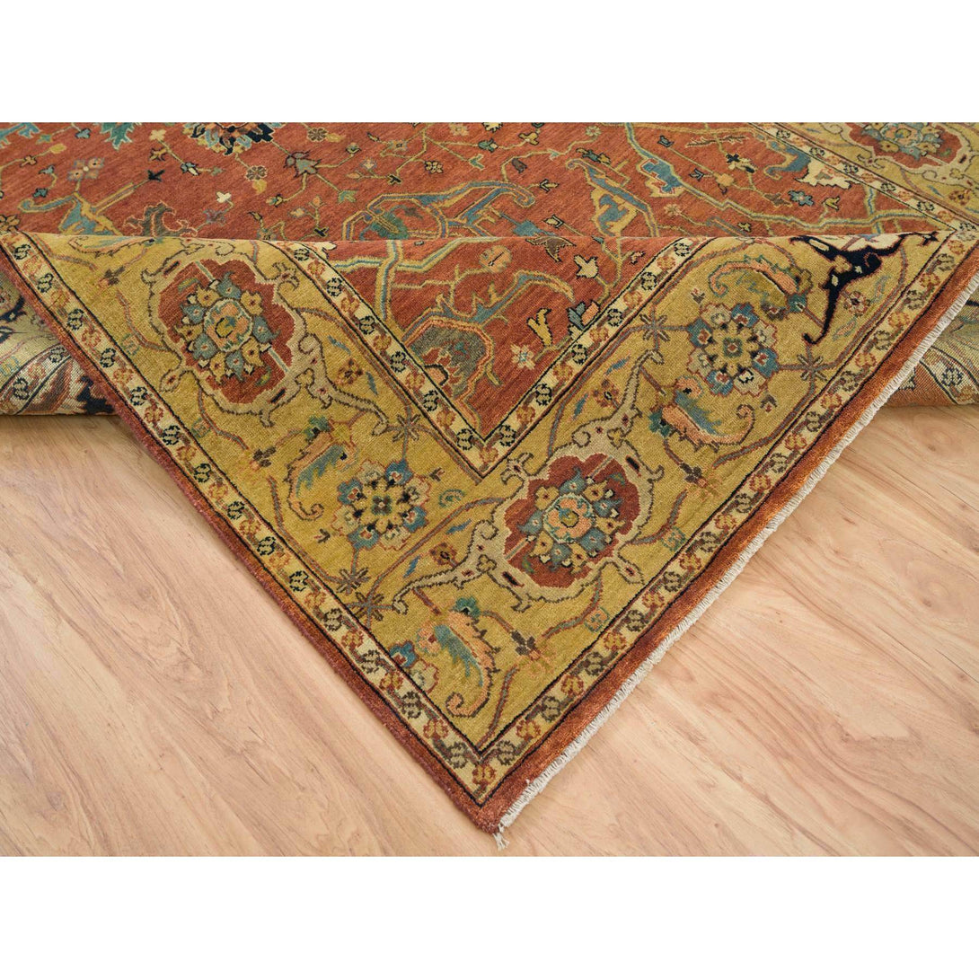 Handmade rugs, Carpet Culture Rugs, Rugs NYC, Hand Knotted Heriz Area Rug > Design# CCSR65715 > Size: 6'-0" x 12'-0"