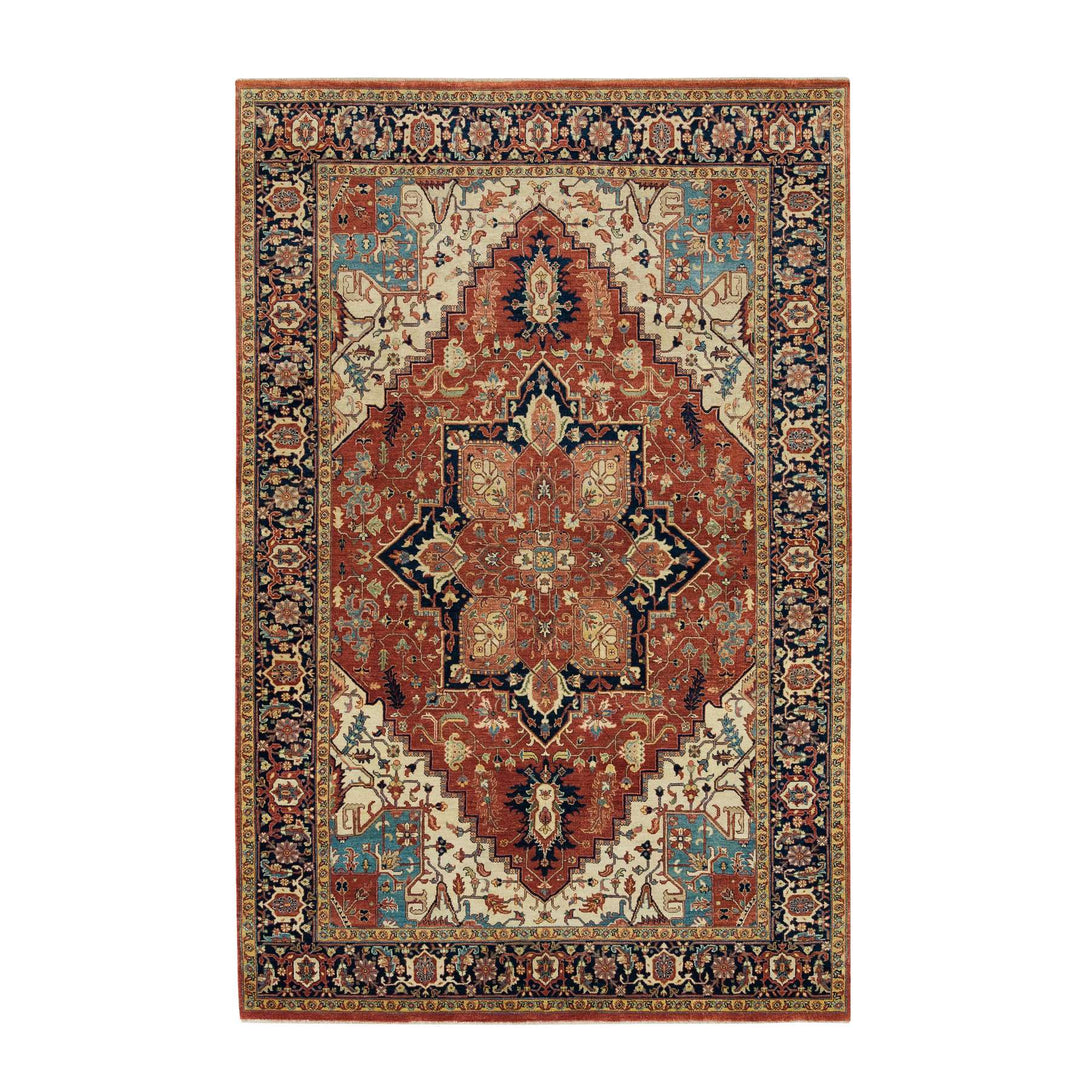 Handmade rugs, Carpet Culture Rugs, Rugs NYC, Hand Knotted Heriz Area Rug > Design# CCSR65725 > Size: 6'-1" x 9'-2"