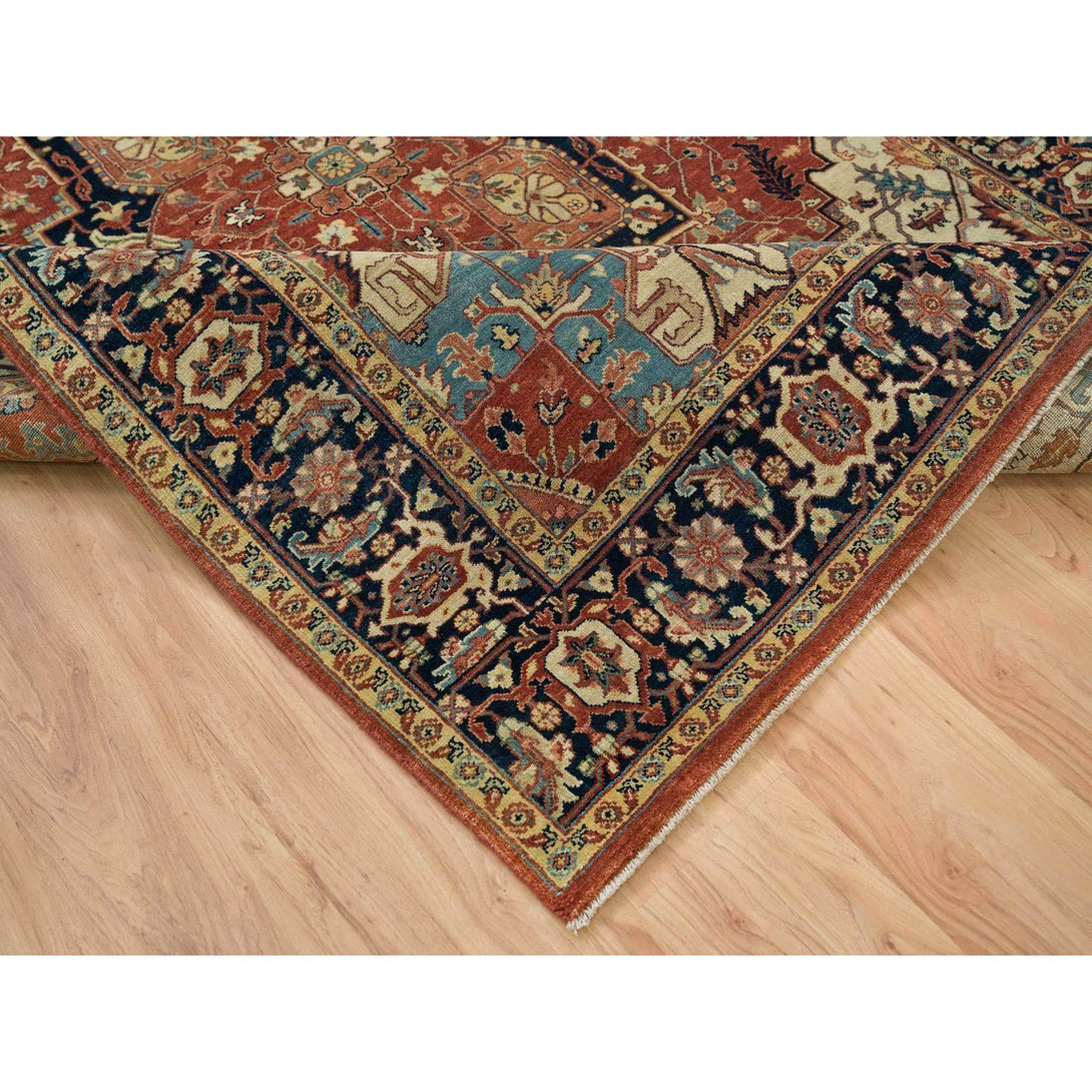 Handmade rugs, Carpet Culture Rugs, Rugs NYC, Hand Knotted Heriz Area Rug > Design# CCSR65725 > Size: 6'-1" x 9'-2"