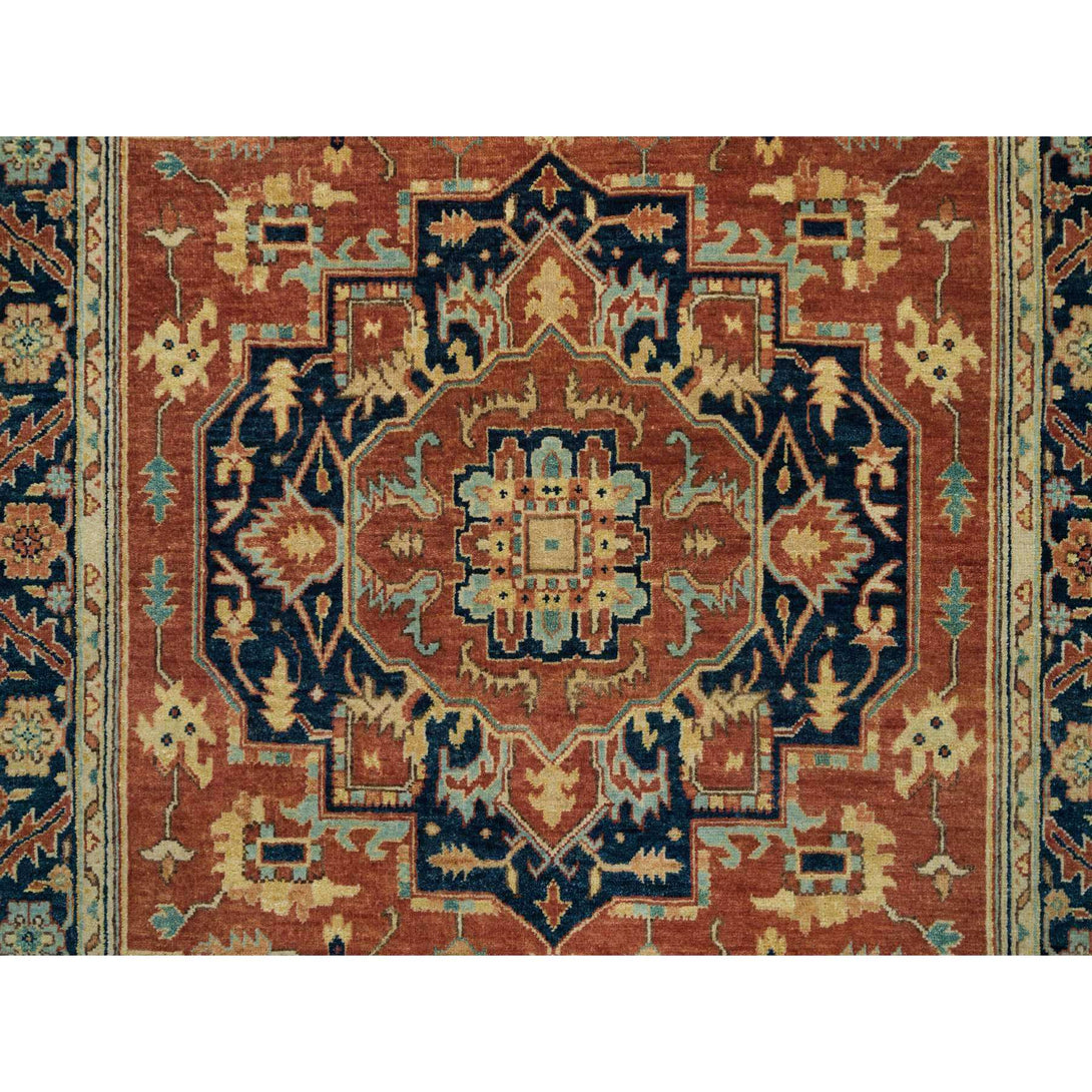 Handmade rugs, Carpet Culture Rugs, Rugs NYC, Hand Knotted Heriz Area Rug > Design# CCSR65747 > Size: 4'-0" x 6'-2"