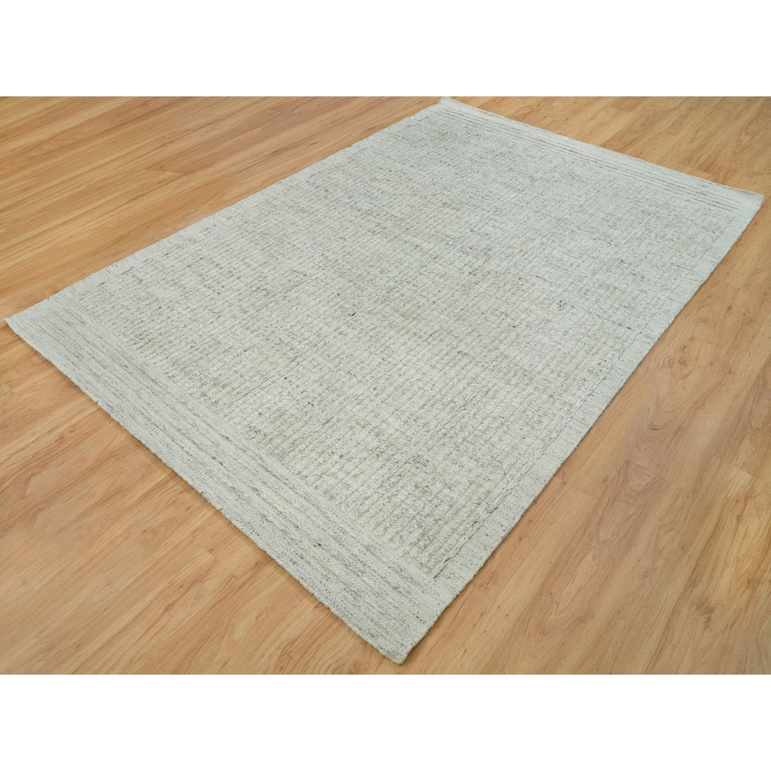 Hand Knotted Modern Area Rug > Design# CCSR65830 > Size: 6'-1" x 9'-1"
