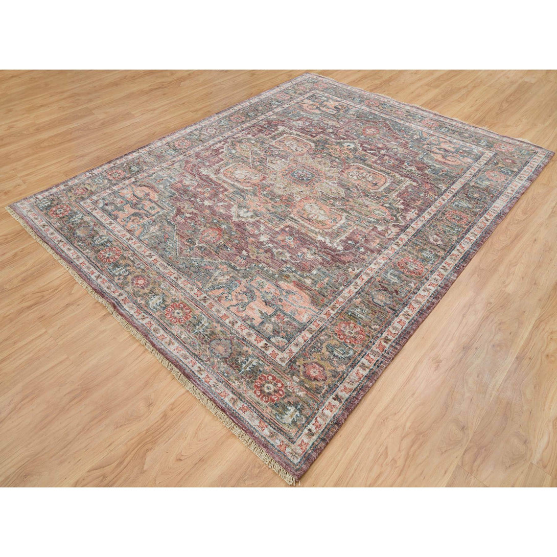 Hand Knotted Decorative Rugs Area Rug > Design# CCSR65842 > Size: 7'-10" x 10'-0"