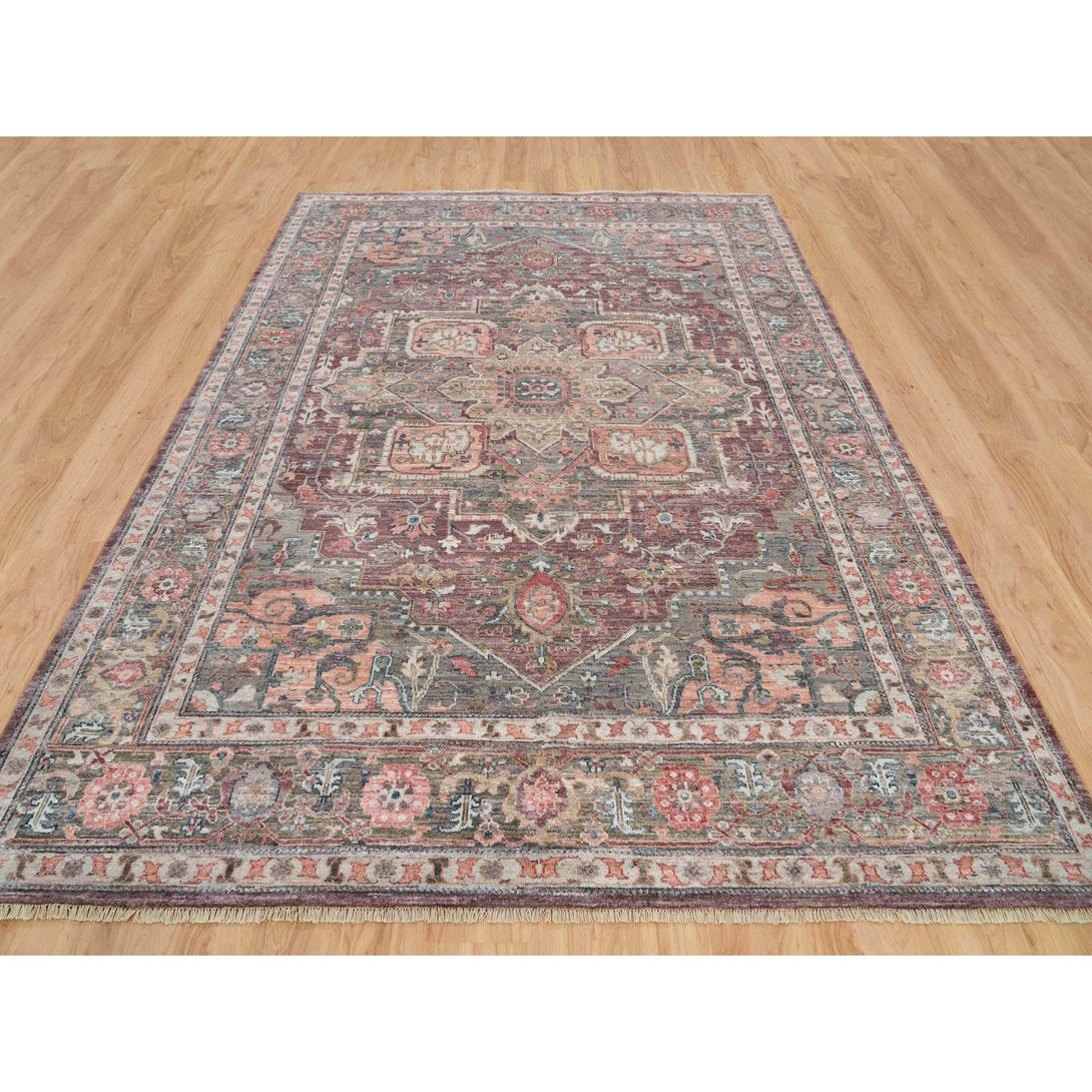 Hand Knotted Decorative Rugs Area Rug > Design# CCSR65847 > Size: 8'-11" x 11'-10"