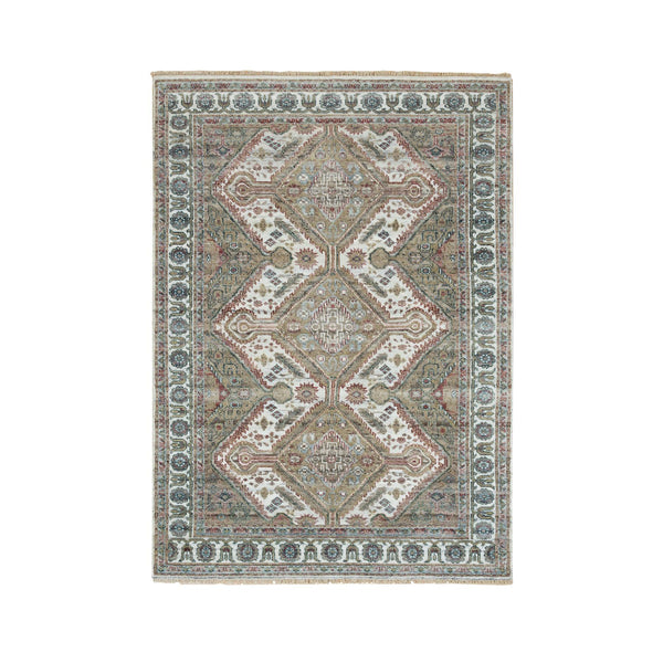Hand Knotted Decorative Rugs Area Rug > Design# CCSR65868 > Size: 5'-0" x 7'-2"