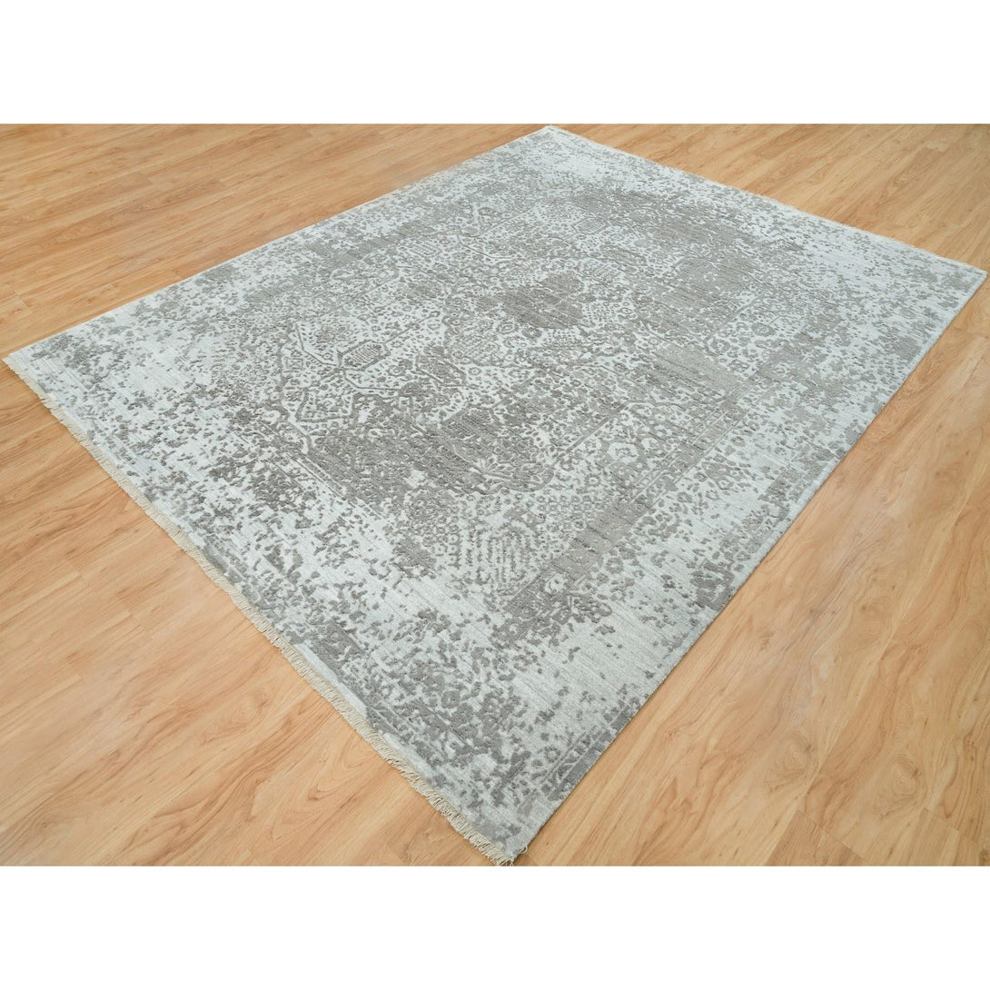 Hand Knotted Modern Area Rug > Design# CCSR65872 > Size: 8'-0" x 10'-2"