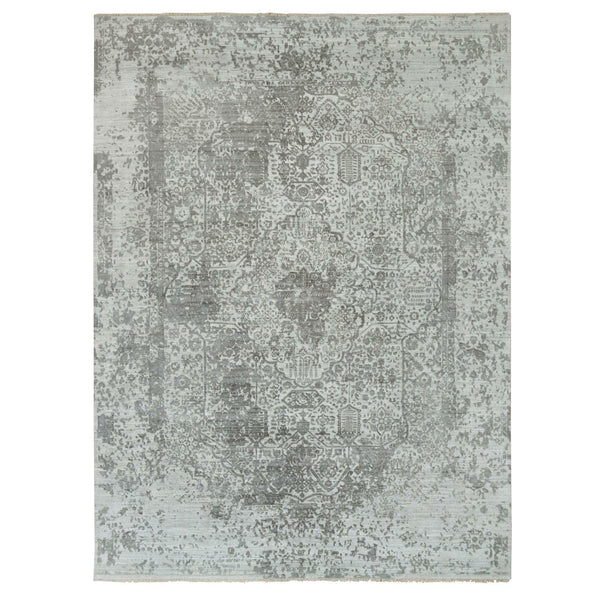 Hand Knotted Modern Area Rug > Design# CCSR65873 > Size: 8'-11" x 11'-11"