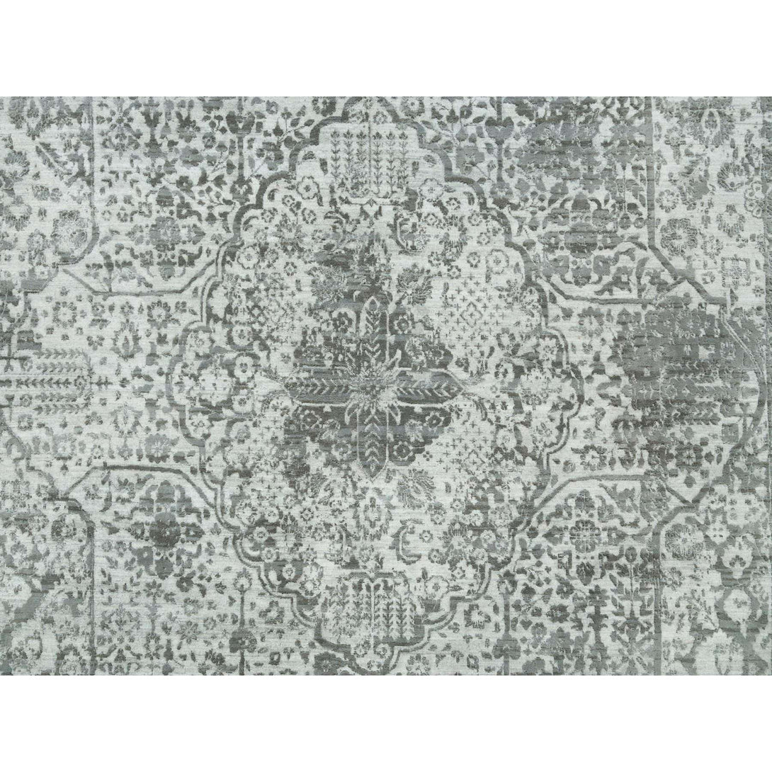 Hand Knotted Modern Area Rug > Design# CCSR65874 > Size: 9'-11" x 14'-0"