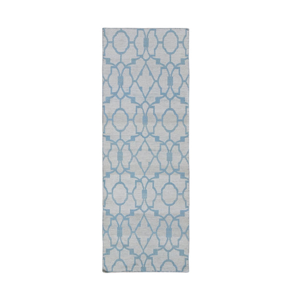 Hand Knotted Flat Weave Runner > Design# CCSR66094 > Size: 2'-8" x 7'-10"