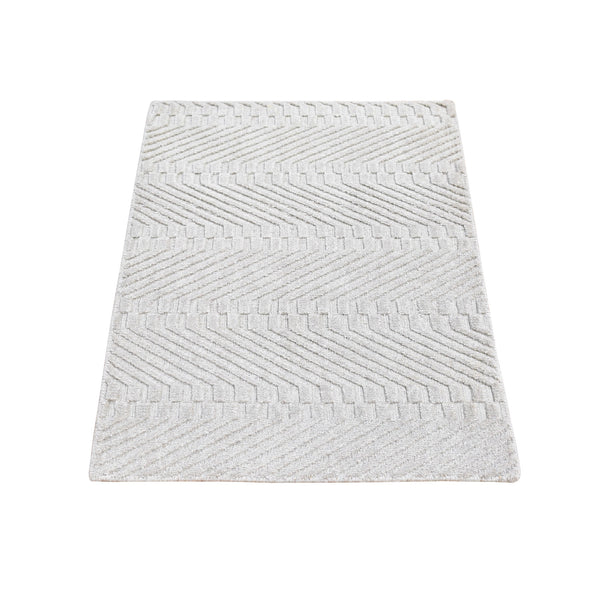 Hand Loomed Modern and Contemporary Area Rug > Design# CCSR66147 > Size: 2'-1" x 3'-1"