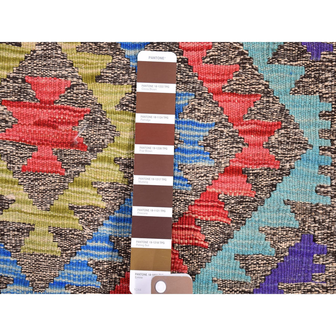 Hand Woven Flat Weave Area Rug > Design# CCSR66186 > Size: 3'-3" x 5'-0"