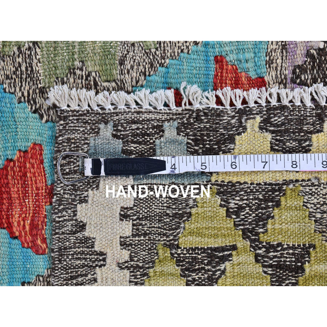 Hand Woven Flat Weave Area Rug > Design# CCSR66203 > Size: 3'-2" x 5'-3"
