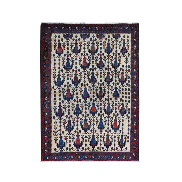 Hand Knotted Persian Area Rug > Design# CCSR66315 > Size: 4'-10" x 7'-0"