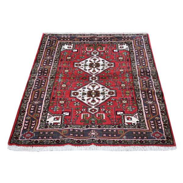 Hand Knotted Persian Area Rug > Design# CCSR66344 > Size: 3'-4" x 4'-9"