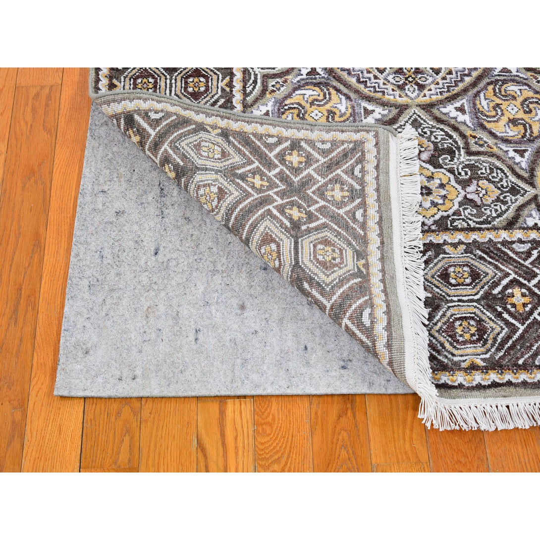 Hand Knotted Transitional Area Rug > Design# CCSR66352 > Size: 6'-2" x 9'-3"