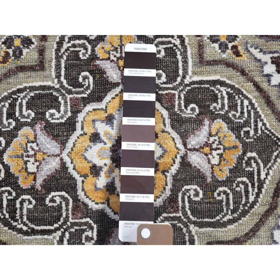 Hand Knotted Transitional Area Rug > Design# CCSR66363 > Size: 8'-1" x 10'-0"