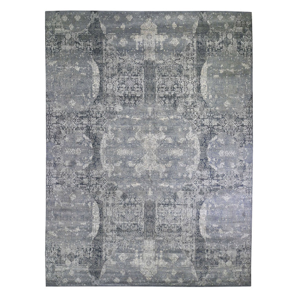 Hand Knotted Transitional Area Rug > Design# CCSR66364 > Size: 12'-0" x 15'-1"