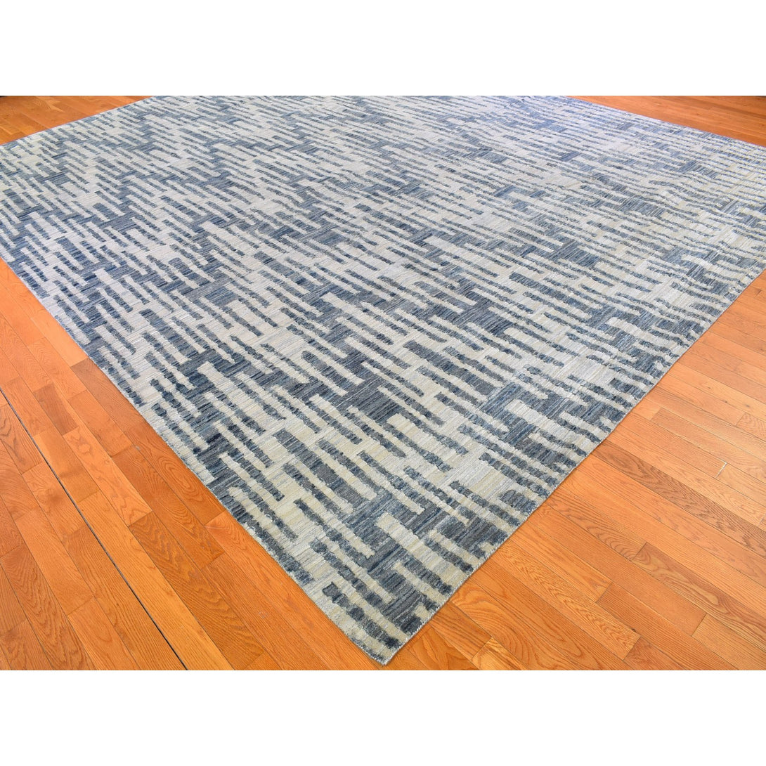 Hand Knotted Modern and Contemporary Area Rug > Design# CCSR66389 > Size: 12'-1" x 15'-3"