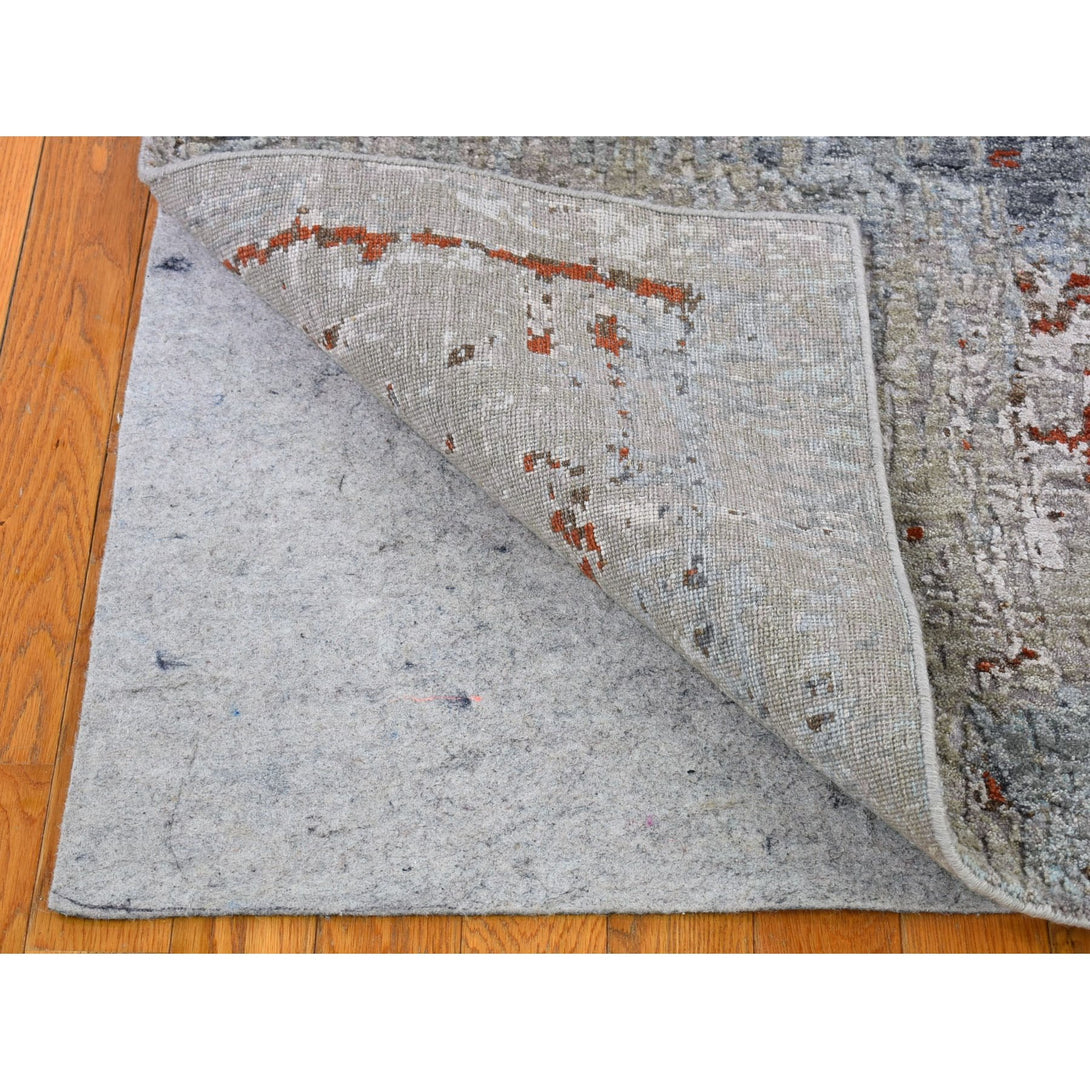 Hand Knotted Modern and Contemporary Area Rug > Design# CCSR66410 > Size: 6'-1" x 9'-0"