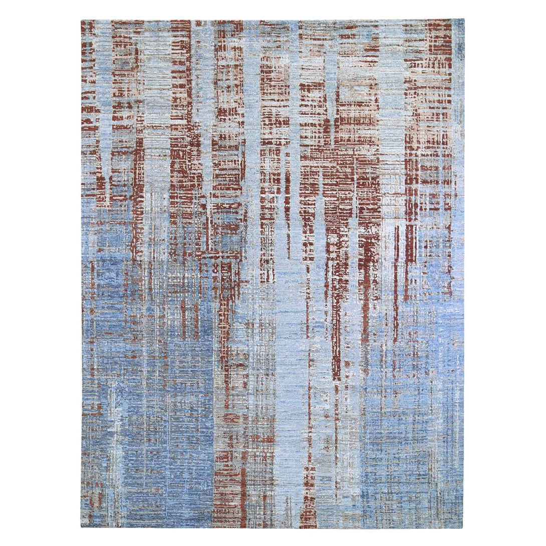 Hand Knotted Modern and Contemporary Area Rug > Design# CCSR66416 > Size: 9'-0" x 12'-2"