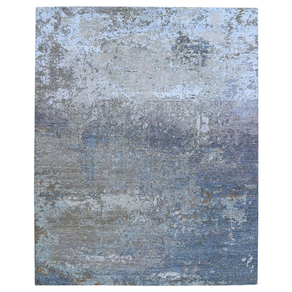 Hand Knotted Modern and Contemporary Area Rug > Design# CCSR66418 > Size: 8'-1" x 10'-0"