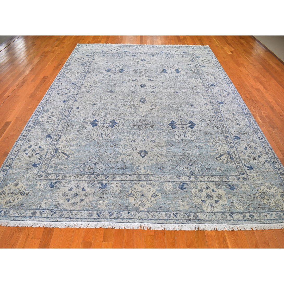 Hand Knotted Modern and Contemporary Area Rug > Design# CCSR66446 > Size: 9'-10" x 14'-2"