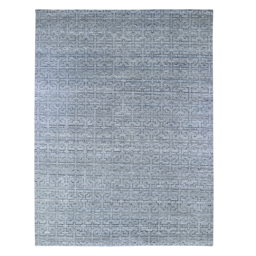 Hand Knotted Modern and Contemporary Area Rug > Design# CCSR66474 > Size: 9'-1" x 12'-4"