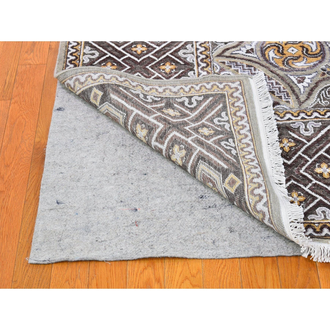 Hand Knotted Transitional Area Rug > Design# CCSR66479 > Size: 9'-0" x 12'-2"