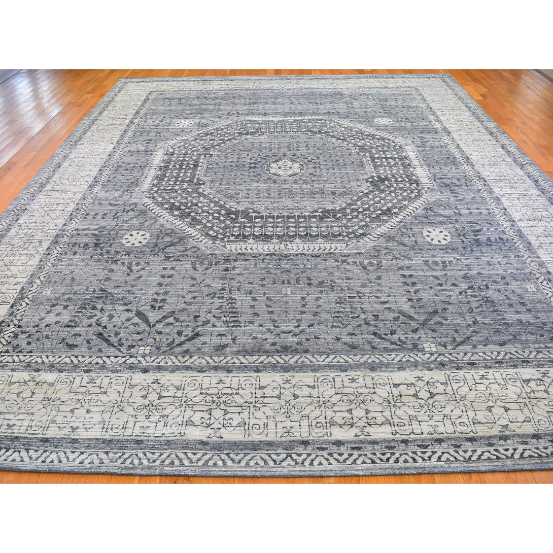 Hand Knotted Transitional Area Rug > Design# CCSR66482 > Size: 11'-8" x 14'-10"