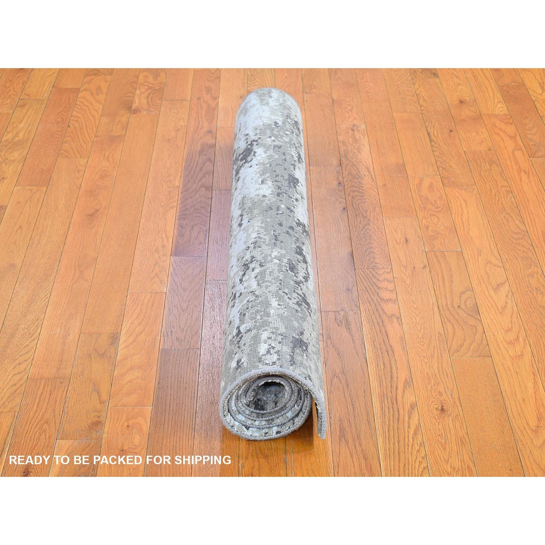 Hand Knotted Modern and Contemporary Area Rug > Design# CCSR66501 > Size: 4'-1" x 6'-0"