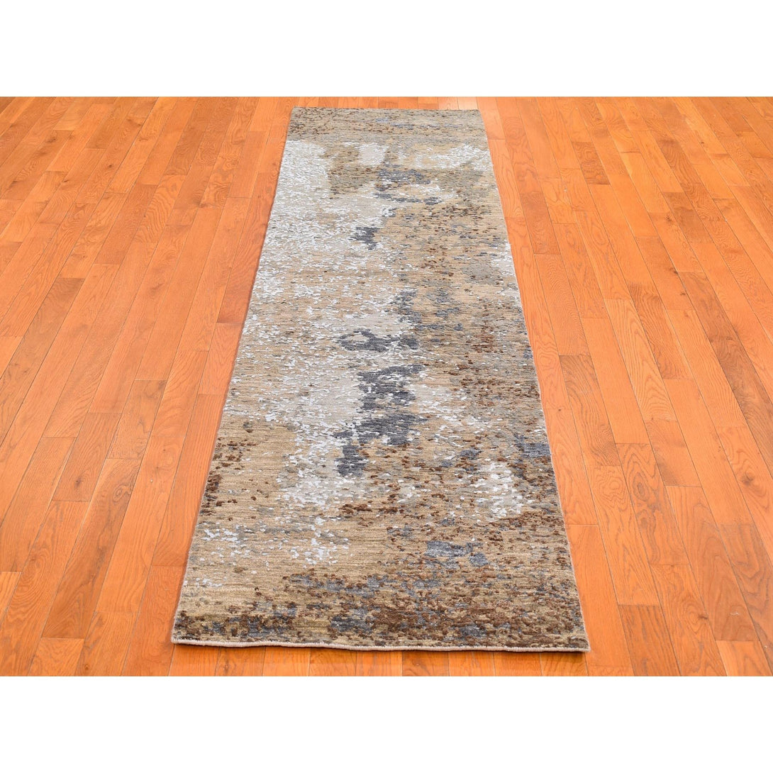 Hand Knotted Modern and Contemporary Runner > Design# CCSR66504 > Size: 2'-6" x 10'-0"