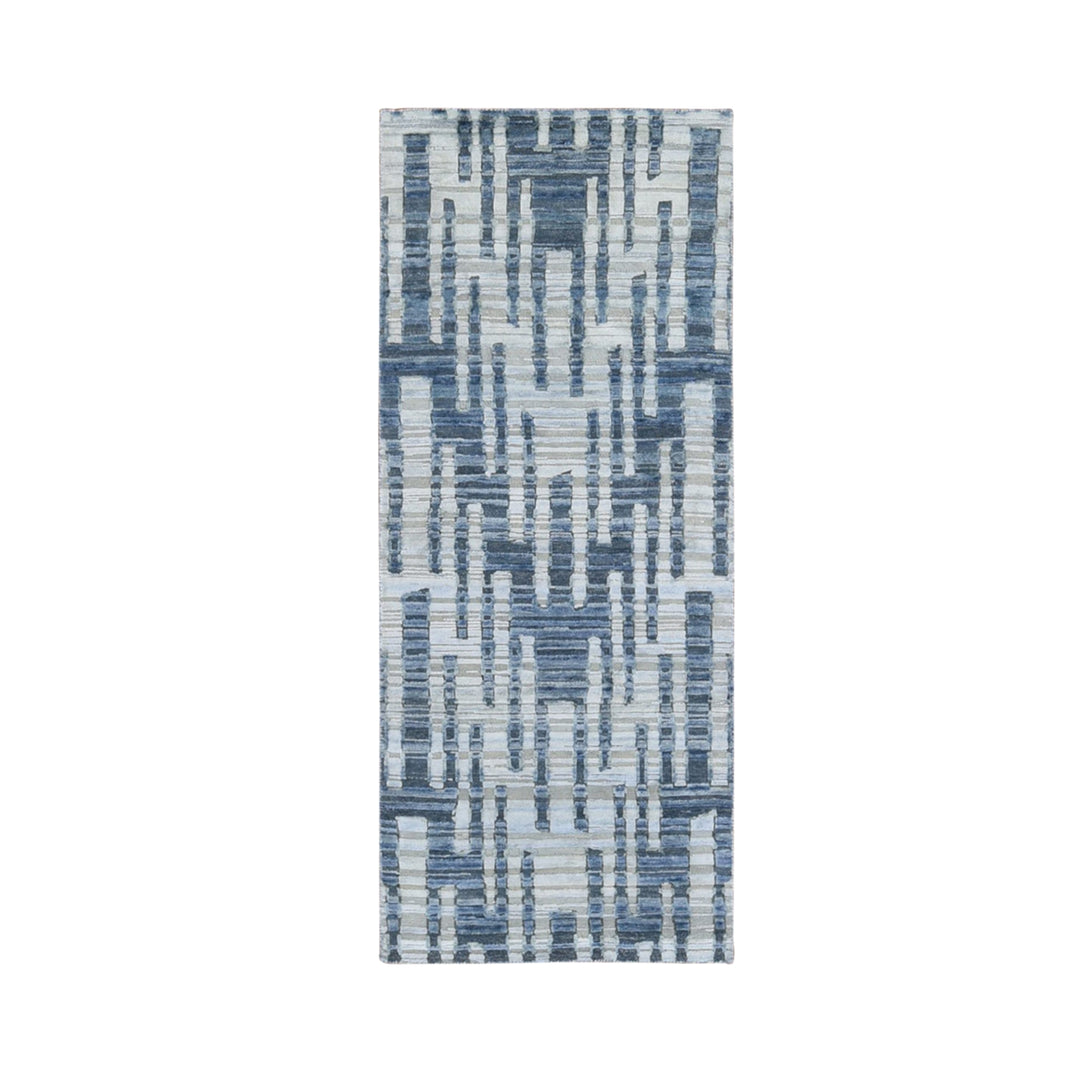 Hand Knotted Modern and Contemporary Area Rug > Design# CCSR66530 > Size: 2'-6" x 6'-2"