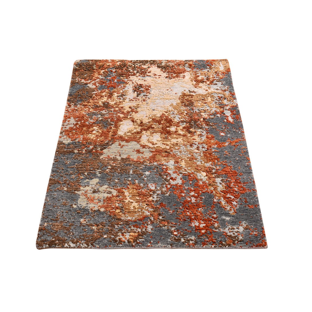 Hand Knotted Modern and Contemporary Area Rug > Design# CCSR66539 > Size: 2'-6" x 4'-1"