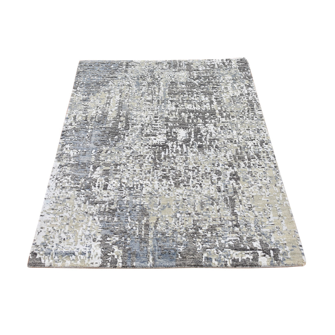 Hand Knotted Modern and Contemporary Area Rug > Design# CCSR66545 > Size: 3'-1" x 5'-0"
