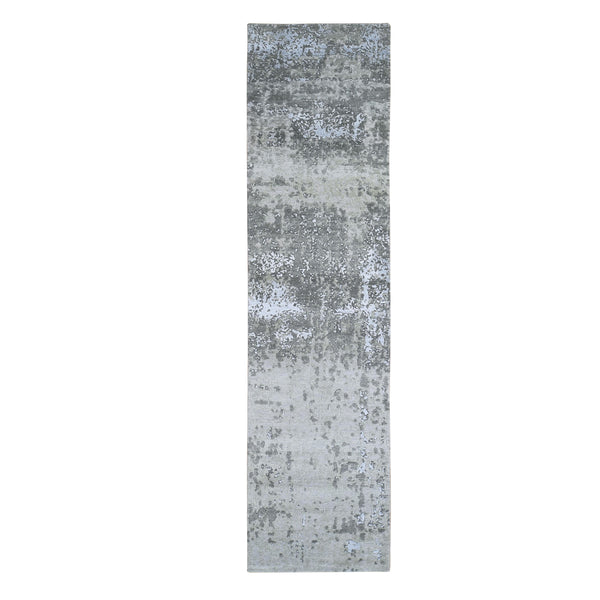 Hand Knotted Modern and Contemporary Runner > Design# CCSR66553 > Size: 2'-5" x 10'-3"