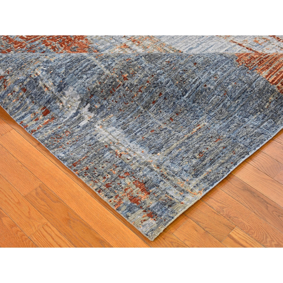Hand Knotted Modern and Contemporary Area Rug > Design# CCSR66571 > Size: 8'-1" x 10'-1"