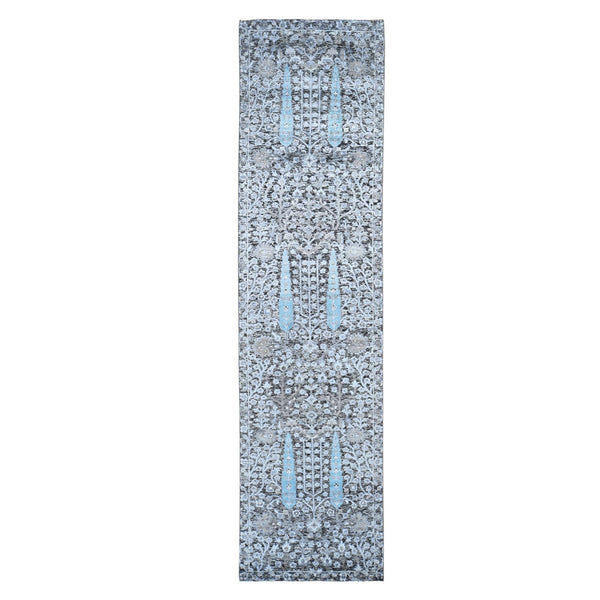 Hand Knotted Transitional Runner > Design# CCSR66583 > Size: 2'-7" x 10'-1"
