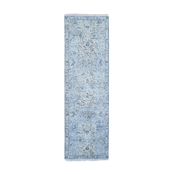 Hand Knotted Transitional Runner > Design# CCSR66588 > Size: 2'-6" x 8'-0"