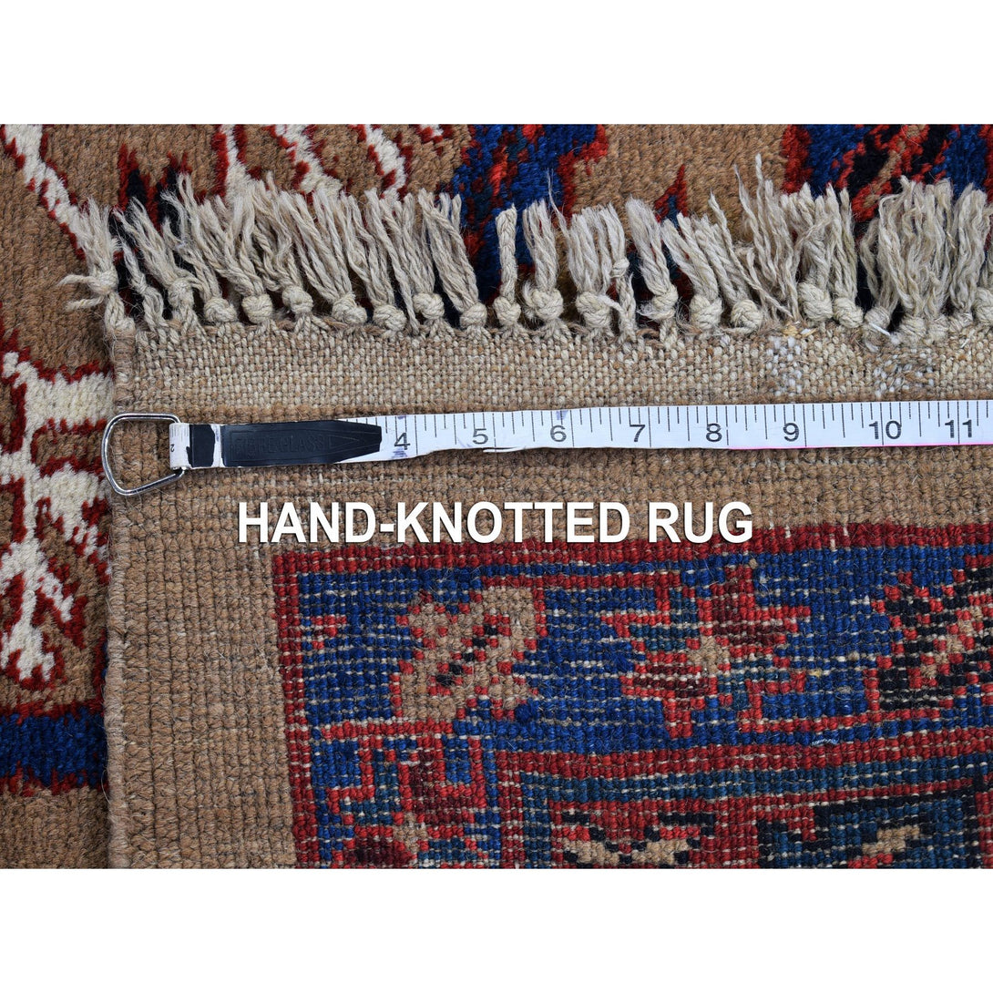 Hand Knotted Antique Runner > Design# CCSR66597 > Size: 4'-1" x 12'-8"
